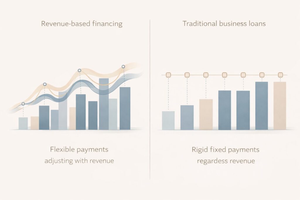 Revenue Based Financing vs traditional loans
