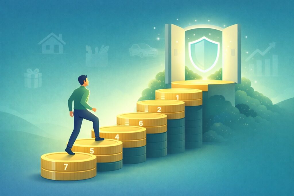 Step-by-step guide to building a 3 to 6 month savings buffer