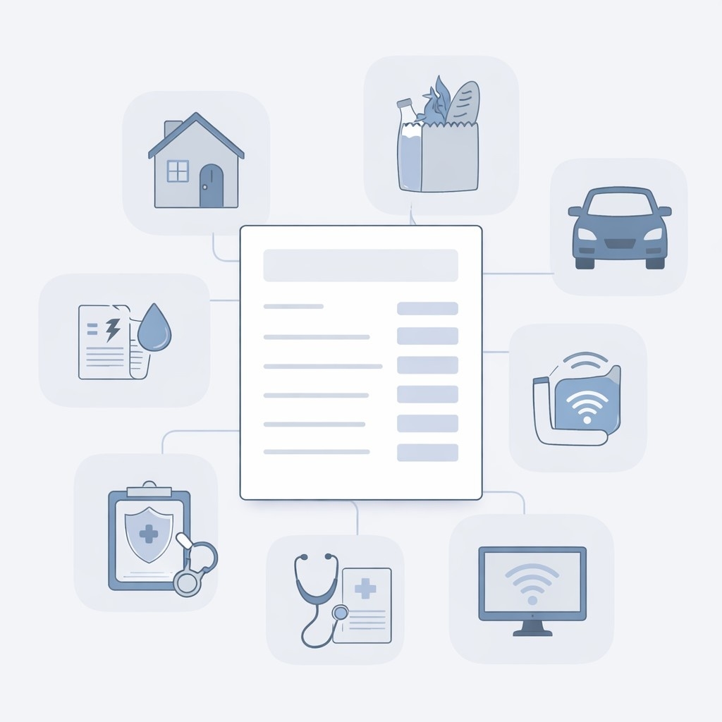 Explaining Monthly Expenses Concept