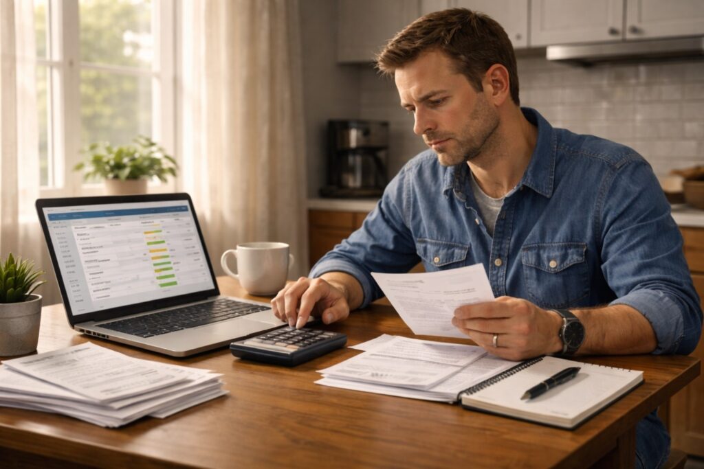 how to track monthly spending in the US